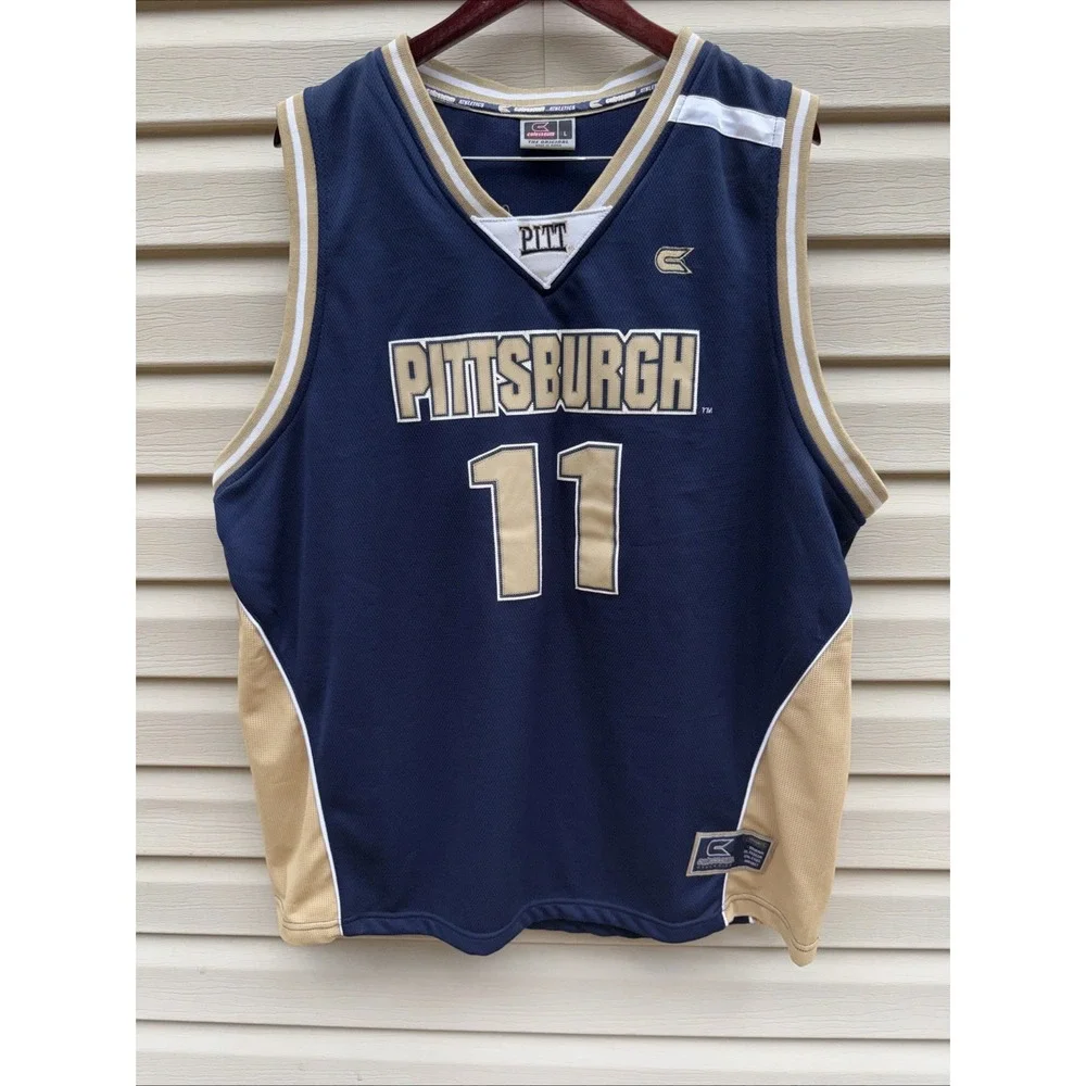 Colosseum Brand Pittsburgh Panthers Pitt NCAA #11 Basketball Jersey Size Mens